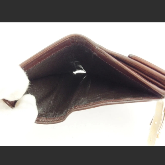 Gucc W hook purse hose bit pattern leather Authentic used - Picture 6 of 9